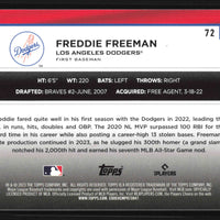 Freddie Freeman 2023 Topps Costco Flagship Series Mint Card #72