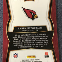 Larry Fitzgerald 2017 Panini Select Premier Level Silver Prizm Series Mint Card #193