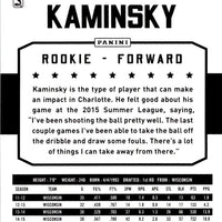 Frank Kaminsky 2015 2016 Panini Hoops Series Mint Rookie Card #281