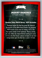 Manny Ramirez 2010 Topps Peak Performance Series Mint Card #PP-31
