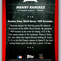 Manny Ramirez 2010 Topps Peak Performance Series Mint Card #PP-31