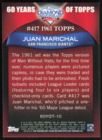 Juan Marichal 2011 Topps 60 Years of Topps Series Mint Card #60YOT-10
