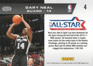 Gary Neal 2010 2011 Panini Season Update Rookie Challenge All-Star Series Mint Card #4