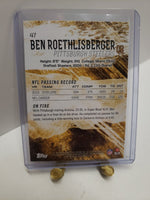 Ben Roethlisberger 2014 Topps Fire Series Mint Card #47
