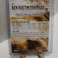 Ben Roethlisberger 2014 Topps Fire Series Mint Card #47