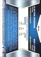 Clayton Kershaw and Mat Latos 2011 Topps Diamond Duos Series Mint Card  #DD-KL

