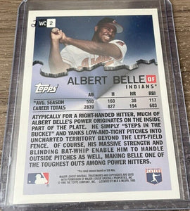 Albert Belle 1996 Topps Wrecking Crew Series Mint Card  #WC2