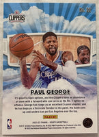 Paul George 2022 2023 Panini Hoops Skyview Series Mint Card #22
