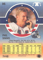 Phil Simms 1991 Fleer Stars and Stripes Series Mint Card #95
