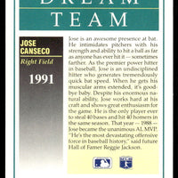 Jose Canseco 1991 Score Dream Team Series Mint Card #441