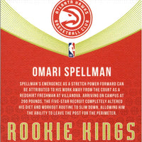 Omari Spellman 2018 2019 Panini Donruss Rookie Kings Series Mint Card #18