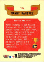 Manny Ramirez 2005 Fleer Tradition Series Mint Card  #334
