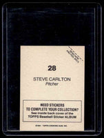 Steve Carlton 1981 Topps Baseball Sticker #28
