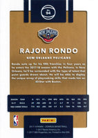 Rajon Rondo 2017 2018 Panini Donruss Series Mint Card #94
