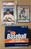 1984 Fleer Baseball Update Factory Set with Roger Clemens Rookie Graded PSA-9 MINT Serial #31868885
