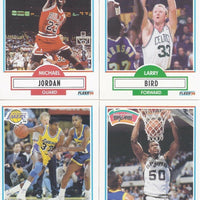 1990 1991 Fleer Basketball Series Complete Set with Michael Jordan, Larry Bird, Kevin McHale, Robert Parish, Karl Malone, John Stockton and Others!