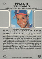 Frank Thomas 1990 Leaf Premier Edition Baseball Series Mint Rookie Card #300

