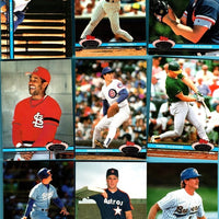 1991 Topps Stadium Club Baseball Series HUGE Complete Mint 600 Card Set Premier Edition Loaded with Stars, Rookies and Hall of Famers Ken Griffey Jr., Cal Ripken Jr, George Brett, Nolan Ryan Plus