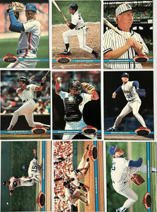 1991 Topps Stadium Club Baseball Series HUGE Complete Mint 600 Card Set Premier Edition Loaded with Stars, Rookies and Hall of Famers Ken Griffey Jr., Cal Ripken Jr, George Brett, Nolan Ryan Plus