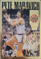 Pistol Pete Maravich 1994 Action Packed Hall of Fame Basketball Series Card #26
