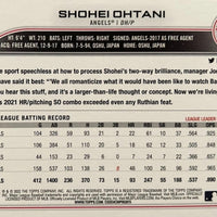Shohei Ohtani Topps American League All-Stars EXCLUSIVE Limited Edition Card #AL-1