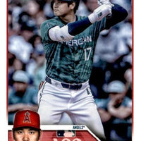 2023 American League All Star Standouts Topps Factory Sealed 17 Card Team Set with 2 Shohei Ohtani Cards and a Rookie Card of Adley Rutschman Plus