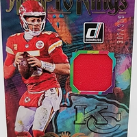 Patrick Mahomes 2023 Panini Donruss All-Pro Kings Series Mint Insert Card #APK-20 Featuring an Authentic Red Jersey Swatch #270/399 Made