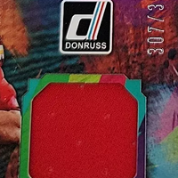 Patrick Mahomes 2023 Panini Donruss All-Pro Kings Series Mint Insert Card #APK-20 Featuring an Authentic Red Jersey Swatch #307/399 Made