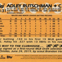 Adley Rutschman 2023 Topps '88 Topps 35th Anniversary Mint Rookie Insert Card #2T88-31