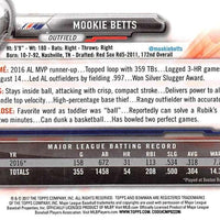 Mookie Betts 2017 Topps BOWMAN Series Mint Card #6