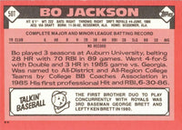 Bo Jackson 1986 Topps Traded Baseball Series Mint Rookie Card #50T
