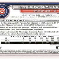 Pete Crow-Armstrong 2024 Bowman Baseball Series Mint Rookie Card #85 Made by Topps