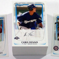 2011 Bowman Baseball Prospects Complete Mint Set with Bryce Harper and Paul Goldschmidt Plus