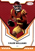 Caleb Williams 2024 SAGE Draft Picks Red Series Mint Rookie Year Card #13
