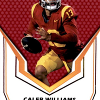 Caleb Williams 2024 SAGE Draft Picks Red Series Mint Rookie Year Card #13