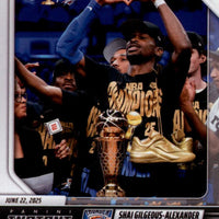 Oklahoma City Thunder 2024 2025 Panini Instant NBA Champions Limited Edition 30 Card Team Box Set Featuring 3 Different Shai Gilgeous-Alexander Cards plus Chet Holmgren, Jalen Williams, Alex Caruso and more Plus
