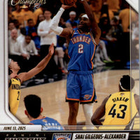 Oklahoma City Thunder 2024 2025 Panini Instant NBA Champions Limited Edition 30 Card Team Box Set Featuring 3 Different Shai Gilgeous-Alexander Cards plus Chet Holmgren, Jalen Williams, Alex Caruso and more Plus