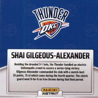 Oklahoma City Thunder 2024 2025 Panini Instant NBA Champions Limited Edition 30 Card Team Box Set Featuring 3 Different Shai Gilgeous-Alexander Cards plus Chet Holmgren, Jalen Williams, Alex Caruso and more Plus