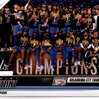 Oklahoma City Thunder 2024 2025 Panini Instant NBA Champions Limited Edition 30 Card Team Box Set Featuring 3 Different Shai Gilgeous-Alexander Cards plus Chet Holmgren, Jalen Williams, Alex Caruso and more Plus