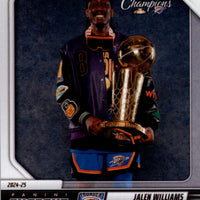 Oklahoma City Thunder 2024 2025 Panini Instant NBA Champions Limited Edition 30 Card Team Box Set Featuring 3 Different Shai Gilgeous-Alexander Cards plus Chet Holmgren, Jalen Williams, Alex Caruso and more Plus