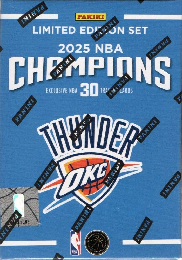 Oklahoma City Thunder 2024 2025 Panini Instant NBA Champions Limited Edition 30 Card Team Box Set Featuring 3 Different Shai Gilgeous-Alexander Cards plus Chet Holmgren, Jalen Williams, Alex Caruso and more Plus
