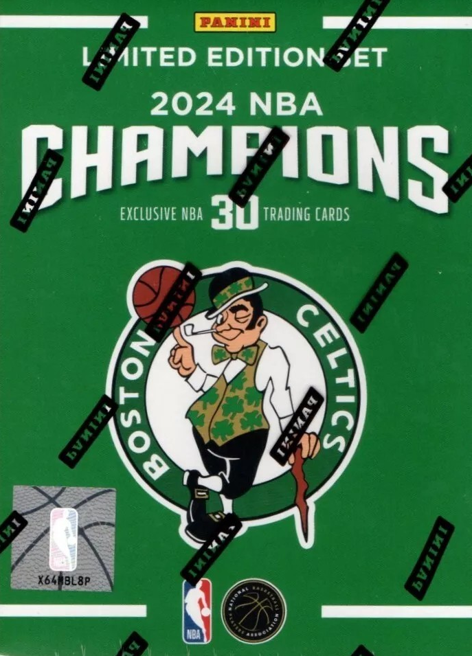 Boston Celtics 2023 2024 Panini NBA Champions Factory Sealed Limited Edition 30 Card Set with Jayson Tatum and Jaylen Brown Plus