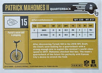 2018 Donruss Classics Football Series Complete Mint Set Loaded with Stars and Hall of Famers Tom Brady, Aaron Rodgers, Dan Marino, 2nd Year Patrick Mahomes PLUS
