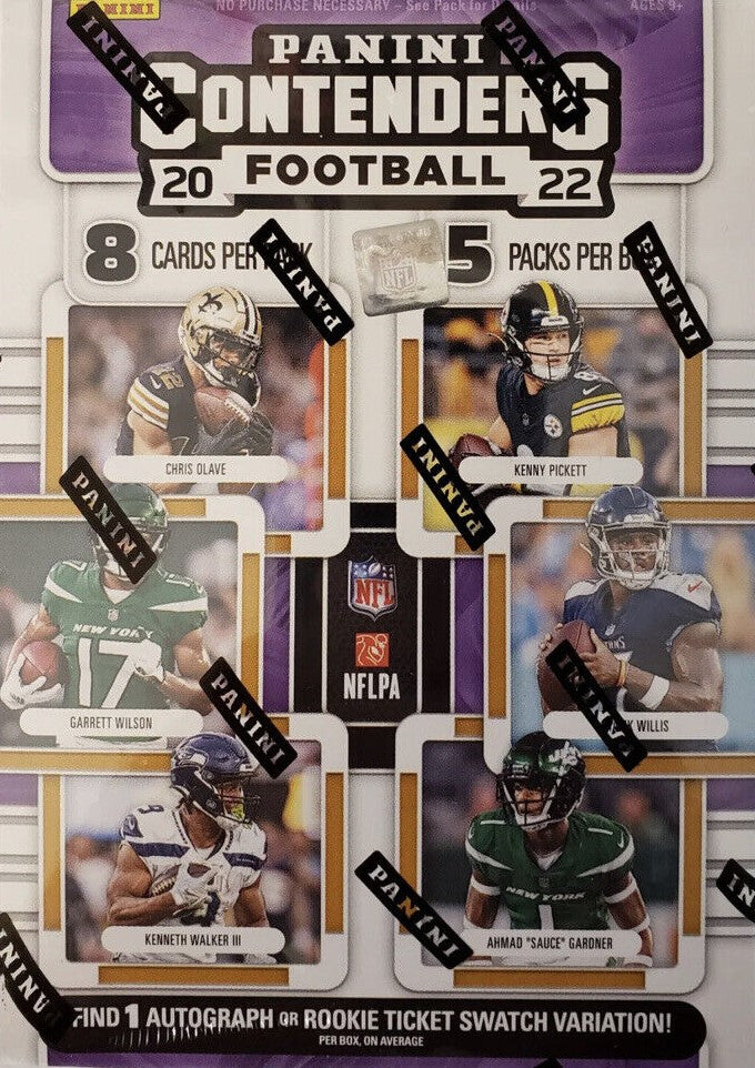 2022 Panini Contenders Football Blaster, Box