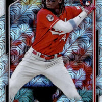 Elly De La Cruz 2024 Bowman Mega Box Chrome Mojo Refractor Version of Mint Rookie Card #22