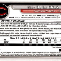 Elly De La Cruz 2024 Bowman Mega Box Chrome Mojo Refractor Version of Mint Rookie Card #22