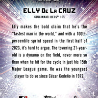 Elly De La Cruz 2024 Topps Stars of the MLB Mint Rookie Year Insert Card #SMLB-23