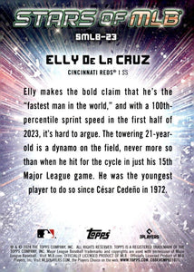 Elly De La Cruz 2024 Topps Stars of the MLB Mint Rookie Year Insert Card #SMLB-23