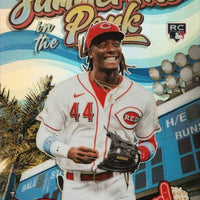 Elly De La Cruz 2024 Topps CHROME Summertime In The Park Series Mint Rookie Insert Card #SITP-4