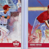 2018 Donruss Diamond Kings Complete Mint Basic 100 Card Set Featuring 2 Rookie Cards of Shohei Ohtani and LOADED with Stars and Hall of Famers